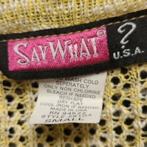 Say What? Shirts & Tops - SayWhat? USA Cropped Cardigan size small Say What? Shirts & Tops - SayWhat? USA Cropped Cardigan size small